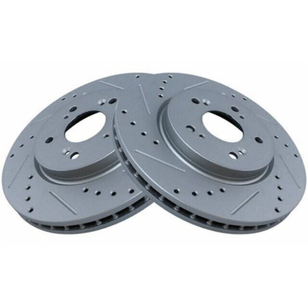 Front Brake Rotor Set For 2007-2015 Honda CR-V Sport Utility AWD