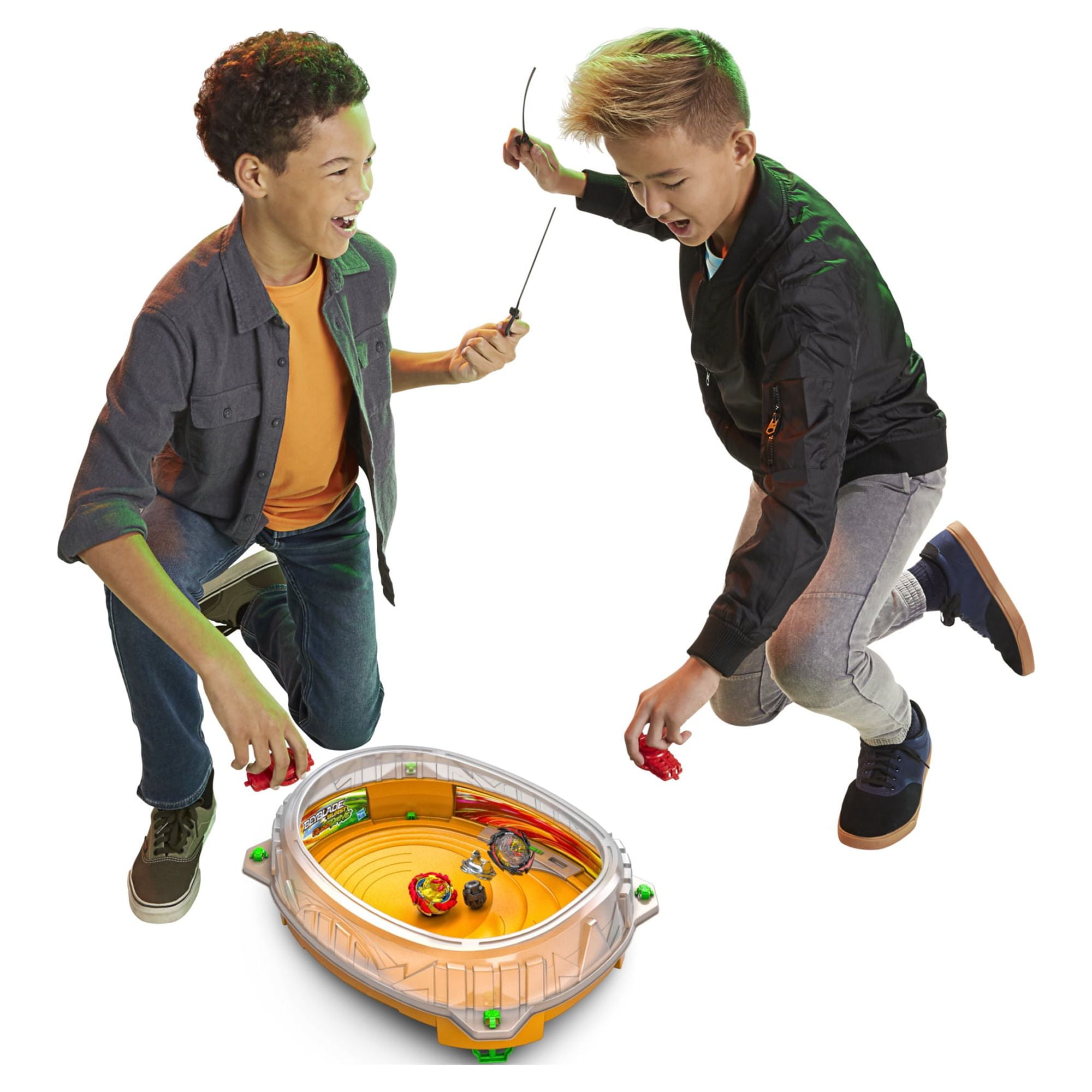 BEYBLADE Burst QuadDrive Cosmic Vector Battle Set - Battle Game Set with  Beystadium, 2 Battling Top Toys and 2 Launchers for Ages 8 and Up