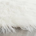 thumbnail image 3 of Safavieh Faux Sheep Skin Byrne Solid Runner Rug, Ivory, 2'6" x 6', 3 of 7
