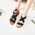 thumbnail image 5 of Ataiwee Women's Flat Slide Sandals - Fashionable Elastic Ankle Strap Comfortable Flat Summer Sandals., 5 of 8