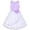 Purple, variant on Flower Girls Dress White And Black Butterfly Pageant Party 6 Years