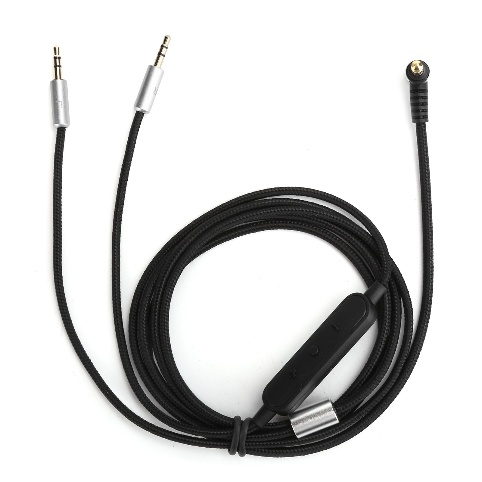 Audio Cable, Headphone Cable Replacement Accessory Black With Wire