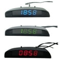 thumbnail image 6 of Huanledash Electronic Clock 3-in-1 Function Shading Visor ABS LED Electronic Clock for Car, 6 of 8