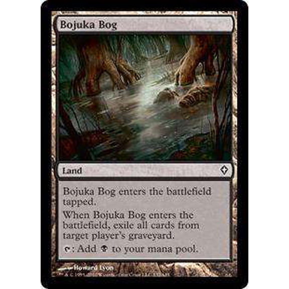 MtG Worldwake Common Bojuka Bog #132