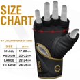 thumbnail image 4 of Guantes MMA RDX Grappling Sparring Maya Hide Leather, 4 of 8