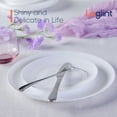 thumbnail image 3 of LaGlint 7.5 inch Salad Appetizer Plate Set of 6, Lightweight Opal Glass Round White Plates for Dessert Kitchen, Dishwasher and Microwave Safe, 3 of 9
