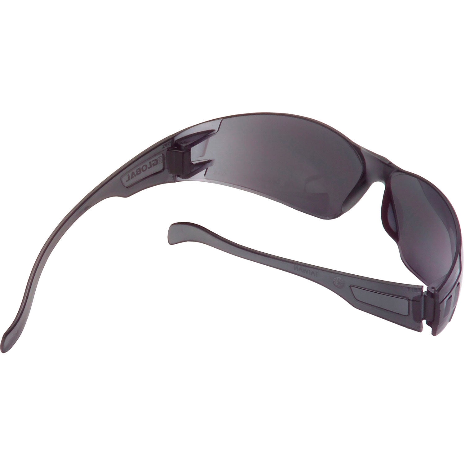 Frameless Safety Glasses, Scratch Resistant, Mirror Lens, Silver Frame, Lot of 12