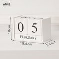 thumbnail image 4 of Lefu Wooden Block Calendar Ornaments Perpetual Calendar Calendar Block Desktop Desk, 4 of 9