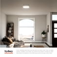 thumbnail image 4 of FM553214AGMB-Alora Lighting-Sydney - 36W LED Flush Mount-2 Inches Tall and 14.25 Inches Wide   Aged Gold/Matte Black Finish, 4 of 7