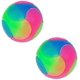 thumbnail image 1 of Pelota LED interactiva para perros (paquete de 2), con banda elástica intermitente y purpurina, 5,5 cm, 1 of 5