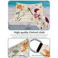 thumbnail image 4 of Spring Floral Sun Shade Sail 12' x 16', Watercolor Flowers Retro Dragonfly Letter Print Rectangle Outdoor Sunshade Canopy, Waterproof UV Block Patio Covers for Garden Yard Beach, 4 of 9