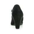 thumbnail image 4 of Journee Womens Sanzi Comfort Insole Inside Zip Block Heel Booties, Widths Available, 4 of 10
