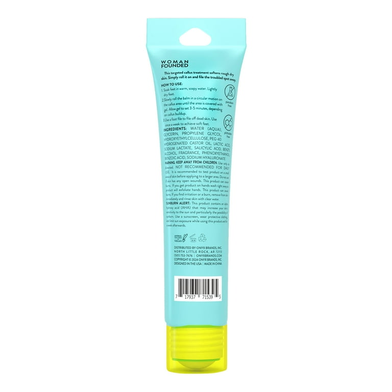 Onyx Professional Callus Removing Gel with Roll-on Applicator, 3.5 oz