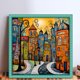 thumbnail image 2 of Kit Punto Cruz Con Casa Hilo Algodón Ecológico Bordado 18CT Art40x40cm, 2 of 9