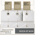 "Sven and Son 14"" Luxury Hybrid Memory Foam Mattress, CertiPURUS, Bed
