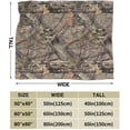 thumbnail image 4 of Camo Hunting Camouflage Forest Throw Blanket Super Soft Warm Bed Blankets for Couch Bedroom Sofa Office Car, All Season Cozy Flannel Plush Blanket for Girls Boys Adults, 60"X50", 4 of 6