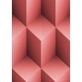 thumbnail image 1 of Ahgly Company Tapis d'Intérieur Lavables en Machine, Rectangle Rouge de Transition, 8' x 10', 1 of 7