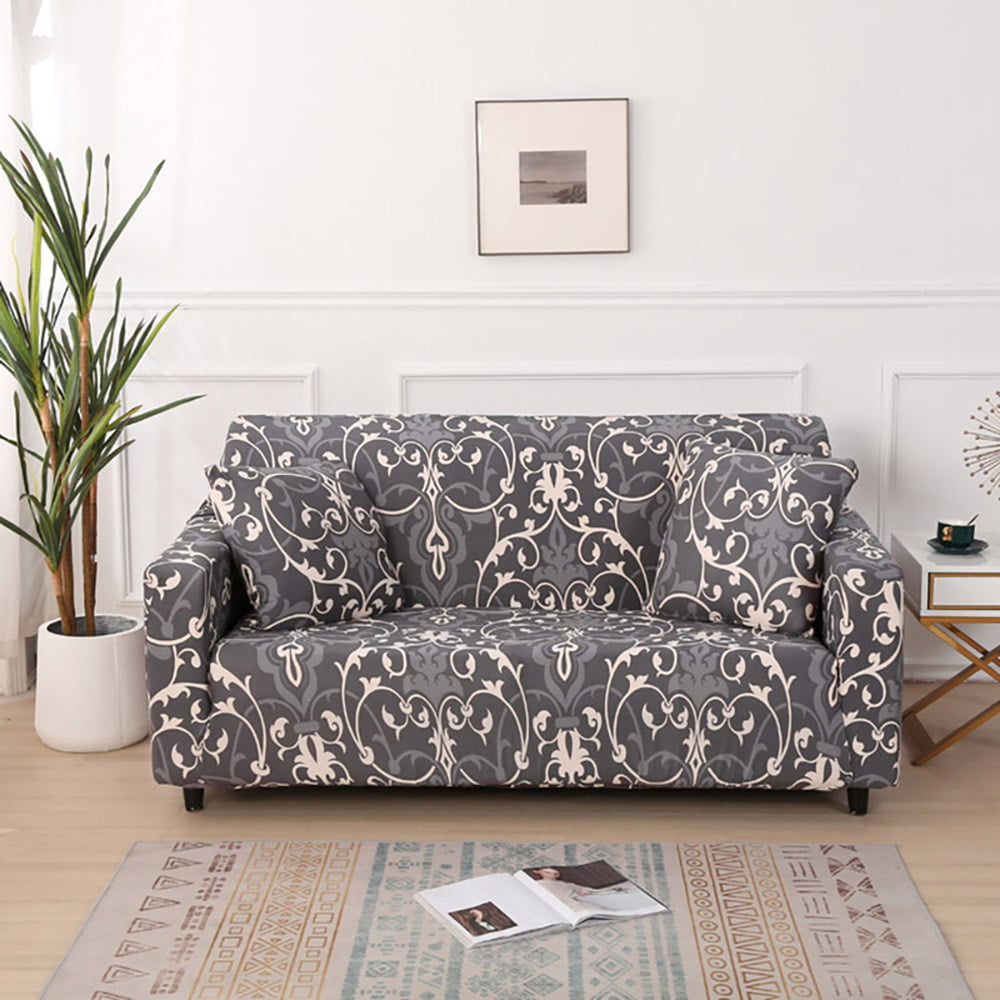 Details about   Floral Printed Slipcover Stretch Sofa Covers for Living Room Elastic Couch Cover 
