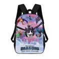 thumbnail image 1 of Dragones: Los Nueve Reinos-theme Backpack, Campus style schoolbag Bookbag with Adjustable Shoulder Straps And Large Zip Compartment, Unisex Travel Bags., 1 of 6