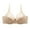Beige, variant on PEASKJP Plus Size Bras for Women Breathable Underwire Bra Seamless Bra with Cushioned Straps Full-Coverage T-Shirt Bra Womens Lingerie 7X-L Beige