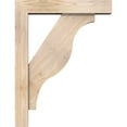 thumbnail image 3 of Ekena Millwork 5 1/2"W x 26"D x 34"H Funston Block Smooth Bracket w/ Offset Brace, Douglas Fir, 3 of 25