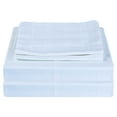 thumbnail image 1 of Just Linen 300 TC 100% Cotton Genuine Jacquard Damask, King 4 Piece Sheet Set with 18" Deep Pocketed Fitted Sheet, 1 of 3