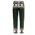 thumbnail image 4 of Domuza Men's St Patricks Day Pajamas Pants Shamrock Graphics Drawstring Elastic Waist Home Trousers Soft Loose Fit Lounge Sleep Pants with Pockets Green XL, 4 of 5