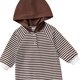 thumbnail image 5 of Mameluco de algodón para niños,Mameluco de bebé Ropa casual de primavera y otoño para niños,Mameluco con capucha de manga larga Mono a rayas Algodón,Ropa para recién nacidos Mono, 5 of 8