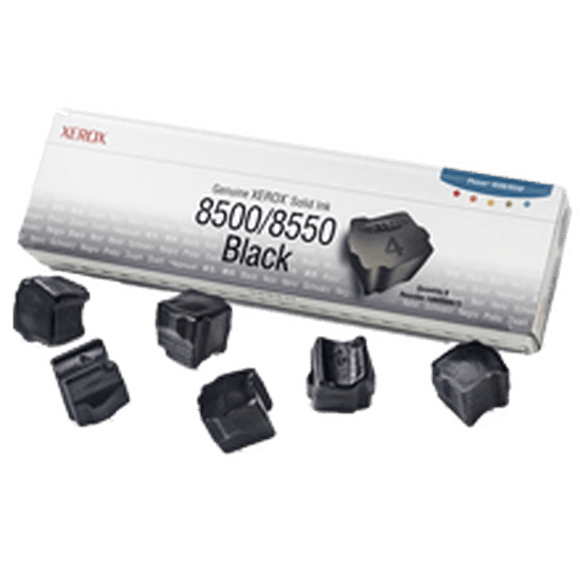 ~Brand New Original XEROX 108R00672 SOLID Ink Sticks (6-PACK) Black