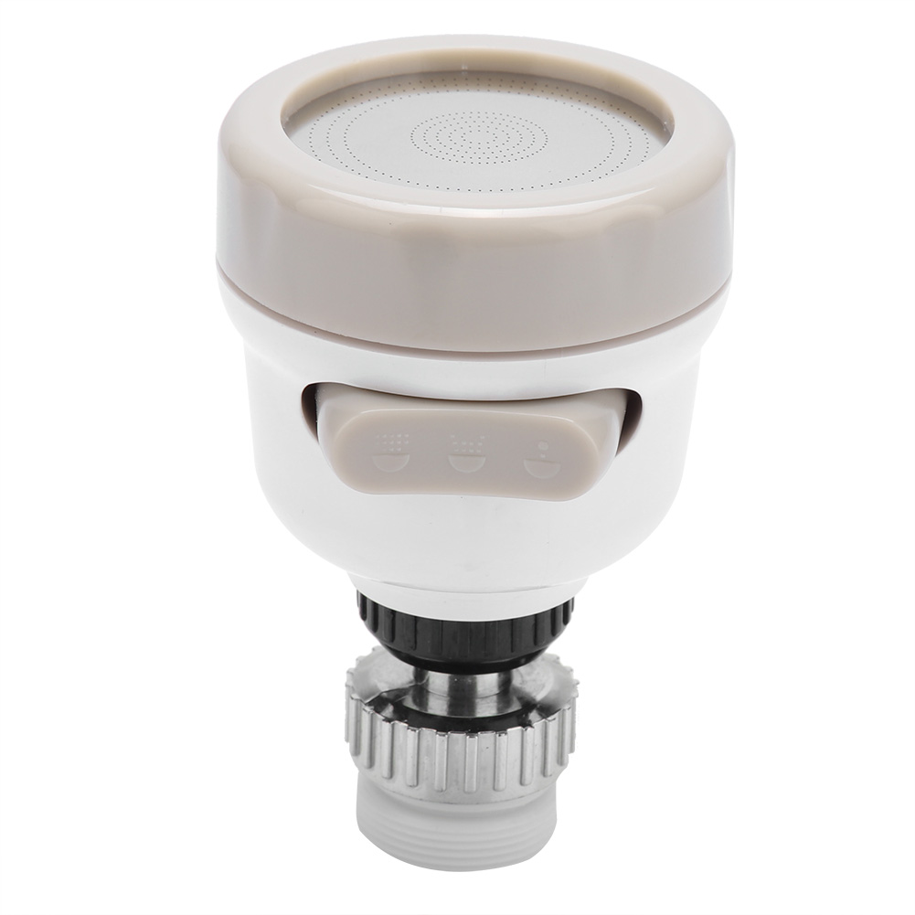Tebru 360° Rotatable Kitchen Faucet Spray Head Tap Splash Filter Nozzle 3 Modes Adjustment