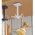 thumbnail image 4 of Yeacher 2pcs Self-Adhesive Kitchen Hooks for Hanging 360° Rotating, Waterproof Utility Hook Kitchen Towel Hooks, 4 of 8