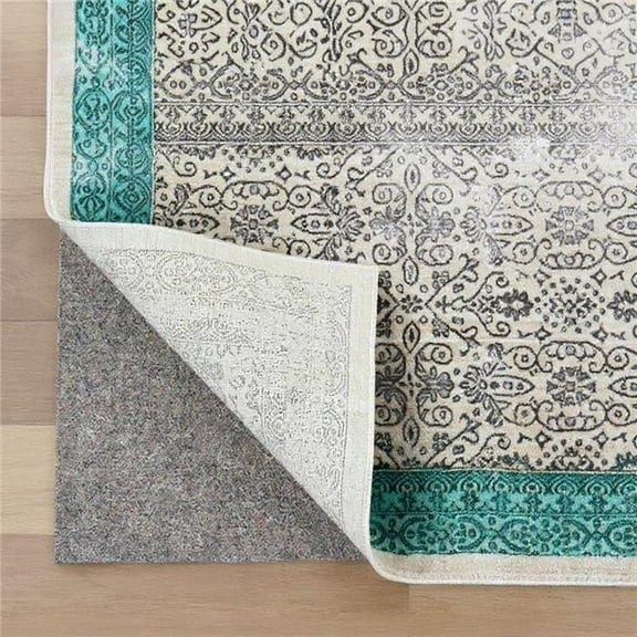 HomeRoots 521874 2 x 8 ft. Gray Non Slip Rug Pad