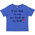 thumbnail image 3 of Inktastic Cute Uncle Boys or Girls Toddler T-Shirt, 3 of 5
