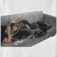 thumbnail image 5 of Antique Soft Flannel Fleece Throw Blanket, Antique Store Inventory Old Gramophone Sewing Machine Other Early 20 Century Stuff, Cozy Plush for Indoor and Outdoor Use, 60" x 80", Sepia, by Ambesonne, 5 of 5
