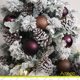 thumbnail image 4 of Esferas para árbol de navidad Artego grandes de 10 cm de diámetro paq 16 esferas Café chessnut Luxor Línea SKY 3 diversos acabados navideños Mate, brillantes, cromadas para colgar Christmas ornaments, 4 of 6