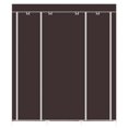thumbnail image 4 of UBesGoo Portable Closet Organizer Wardrobe Storage Organizer with 9 Shelves, Brown, 4 of 8