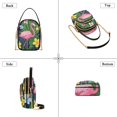 thumbnail image 3 of FORMRS Crossbody Bag for Women Quilted Travel Shoulder Cell Phone Purse with Chain Strap Handbag, Pink Flamingo Pattern, 3 of 7
