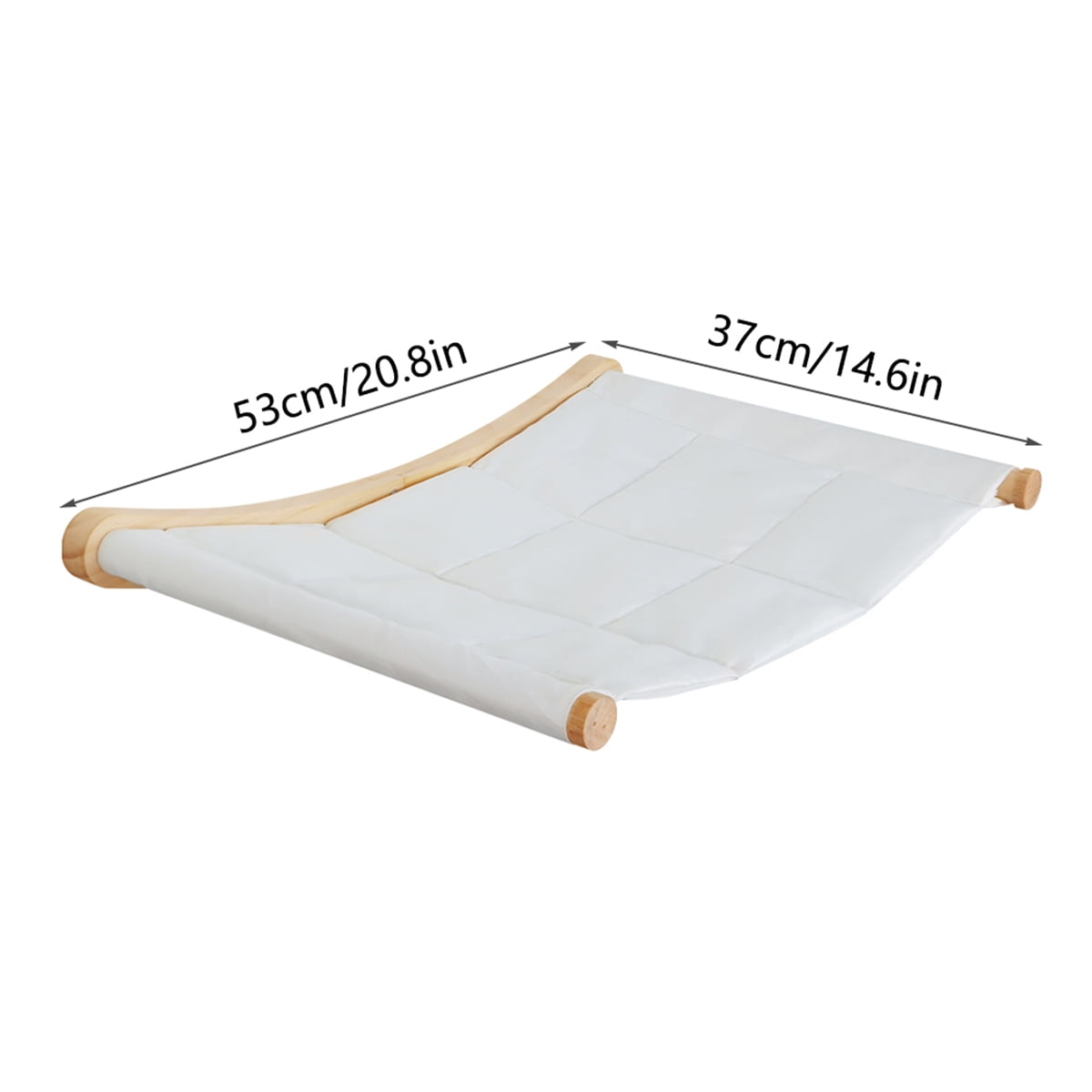 QLFYUU Cat Hammock, Cat Wall Shelves & Floating Window Perch, White