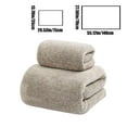 thumbnail image 5 of 2PCS Bath Towel Set, InsCrazy Bath Towels 100% Cotton Towels Bathing Thickened Quick Drying Large Towel Washcloth Water Absorbent Oversized Soft Bathroom Towels 55 X 28Inches, 5 of 7