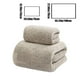 thumbnail image 3 of Set de toallas de baño de terciopelo: extragrande de 70x140 cm, de secado rápido, ultraabsorbente, engrosado, suave gris/morado/café/blanco, duradero, sin esponjoso, paño para el hogar, 3 of 6