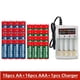 thumbnail image 1 of Rechargeable Battery 1.5V AA 9800Mah 1.5V AAA 8800Mah Alkaline with Charger for Computer Clock Radio Video Game Digital Camera, 1 of 3