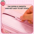 thumbnail image 3 of Foldable Multi-Layer Canvas Pencil Case, for Campus Office Art Creation, Large Capacity Multi-Use Stationery Storage Bag, 3 of 5