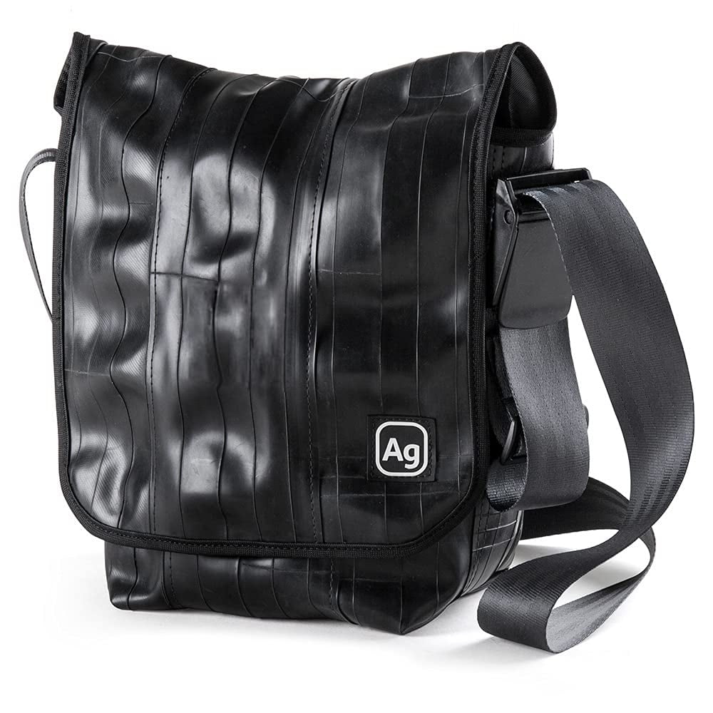 Upcycled Messenger Bag, Weather Resistant Book Bag, Togo Ubuy