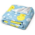 thumbnail image 2 of Cute Rubber Ducks Throw Blanket Ultra Soft Warm All Season Decorative Fleece Blankets for Bed Chair Car Sofa Couch Bedroom 60"X50", 2 of 6