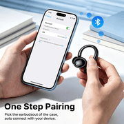Wireless Earbuds, Bluetooth 5.4 Sports Headphones, 50H Playback Over Ear Earbuds with ENC Noise Cancelling Mic, Deep Bass Fitness Earphones Gym Running Workout with Earhooks, IP7 Waterproof Headset