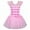A Pink Plaid, variant on BAOHULU Princess Tulle Dress Ballet Leotard for Girls Ruffle Sleeve Dance Outfit