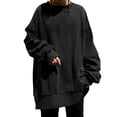 thumbnail image 1 of Timegard Sweatshirts for Women Plus Size Crewneck Pullover Drop Shoulder Long Sleeve OversizedTops, 1 of 6