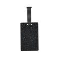thumbnail image 6 of Balery Black Glitter Print Durable Luggage Tags with Secure Strap, Personalized Travel ID Tags for Suitcases, Bags, and Backpacks - Easy Identification for Men and Women, 6 of 8