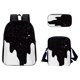 thumbnail image 1 of Bolso de escuela con patrón de animales en 3D, bolso multifunción de viaje transpirable para exteriores, 3 piezas Wmkox8yii jkg5019, 1 of 1