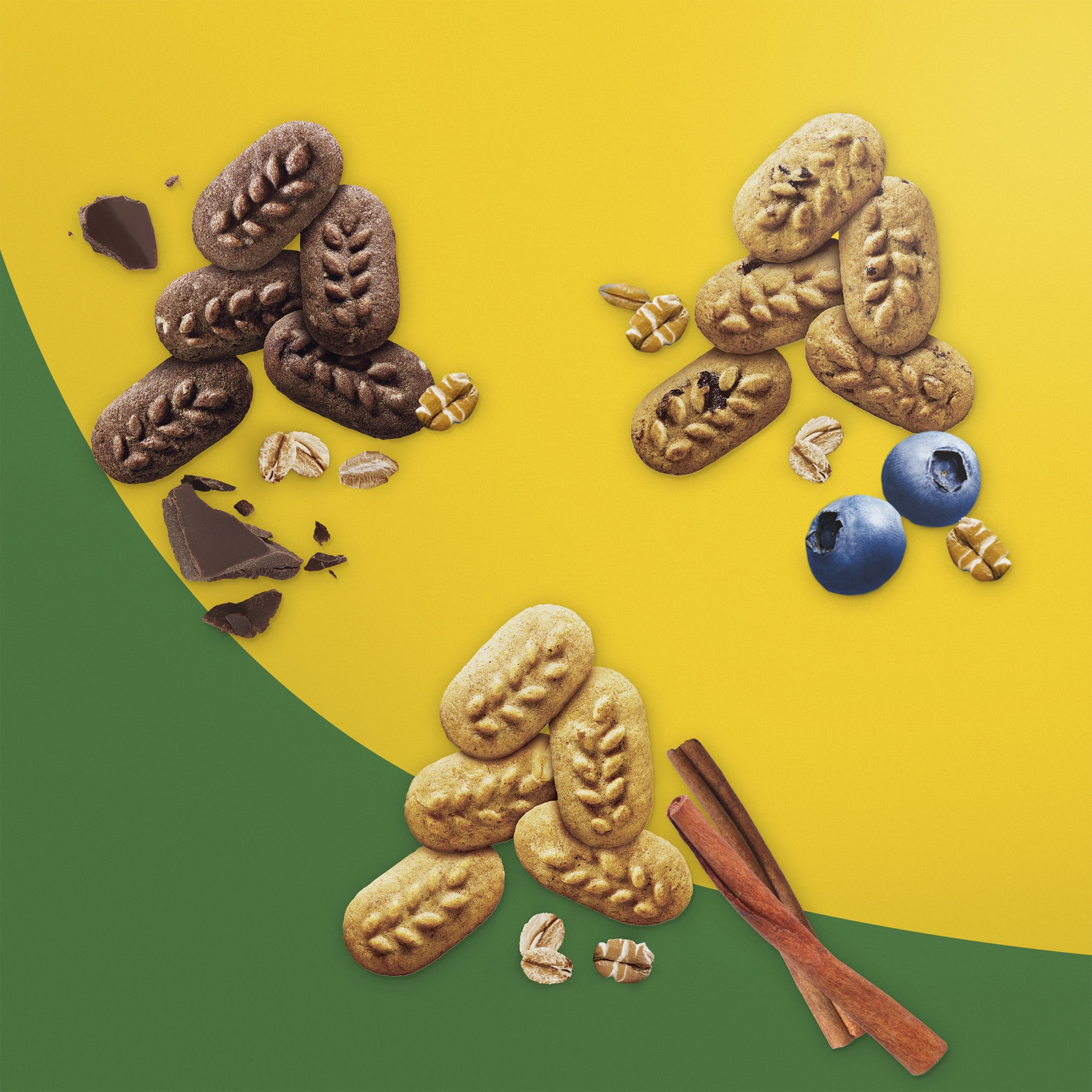belVita Bite Size Snacks Variety Pack, 3 Flavors Crunchy Bites, 40 Snack Packs